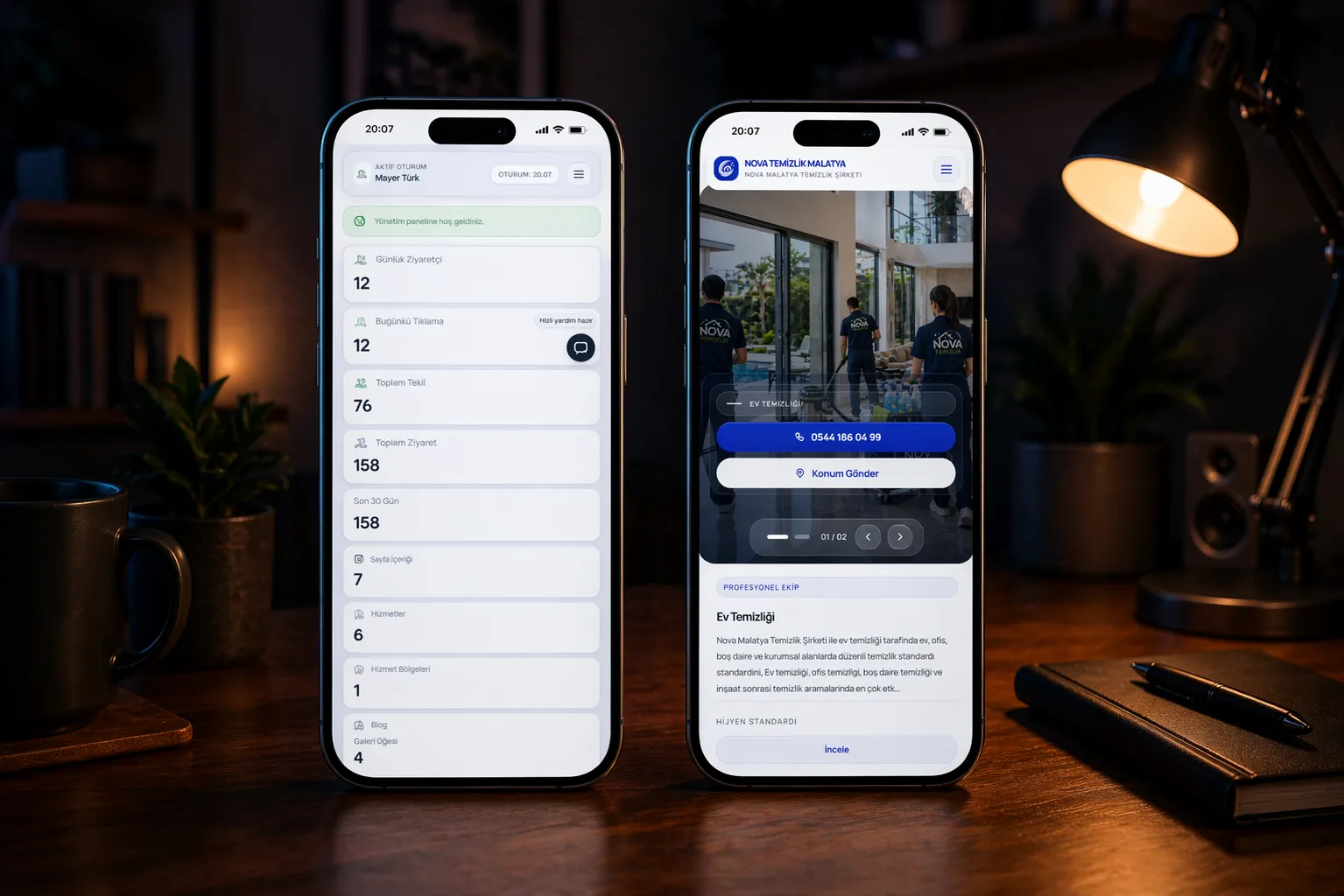 E-Ticaret (Genel Mağaza) Sitesi mobil görüntüsü